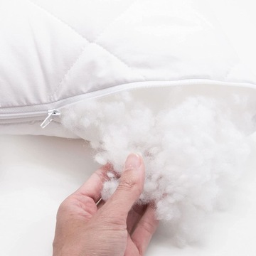 ПОДУШКА СТЕГАНАЯ 40х40, АНТИАЛЛЕРГИЧНАЯ, МОЛНИЯ ТОЛСТАЯ