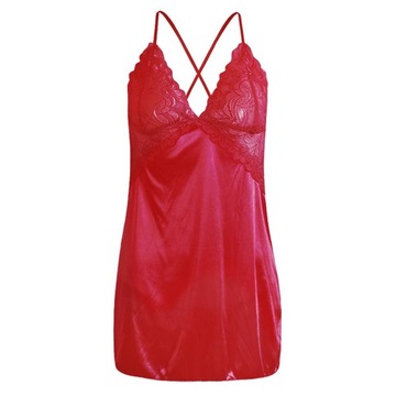 bielizna teddy dla kobiet bielizna babydoll Red XL