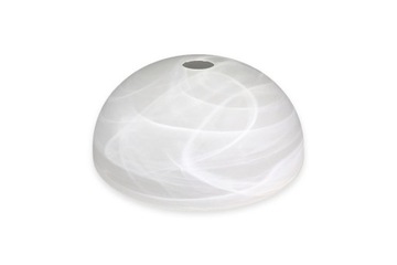 Klosz szklany Arkos półkula D250 alabaster
