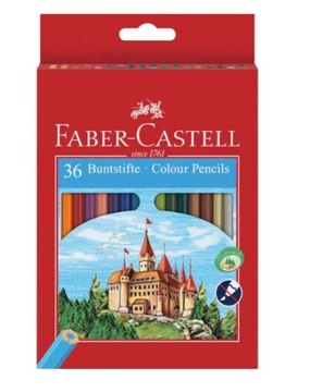 Kredki ołówkowe FABER CASTELL Zamek 36 kolorów