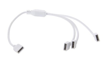 ROZGAŁĘŹNIK ROZDZIELACZ 3 TAŚMY LED RGB 4PIN 3w1