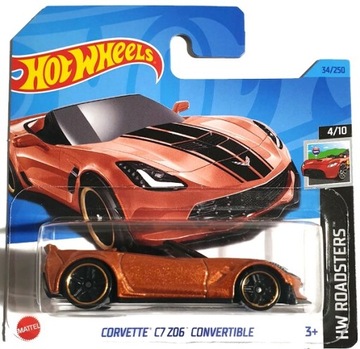 HOT WHEELS CORVETTE C7 Z06 CONVERTIBLE HW ROADSTERS 2023