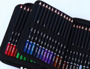 MEGA DUŻY ZESTAW ARTYSTYCZNY DO RYSOWANIA KREDKI OŁÓWKOWE 120 el.