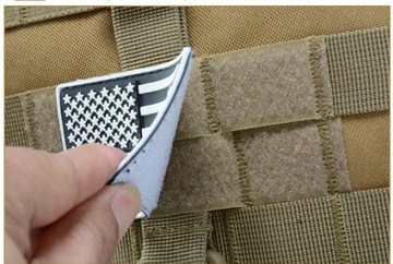 РЮКЗАК ВОЕННО ТАКТИЧЕСКИЙ ТУРИСТИЧЕСКИЙ ГОРОДСКОЙ ЧЕРНЫЙ +ФЛАГ +КАРАБИН