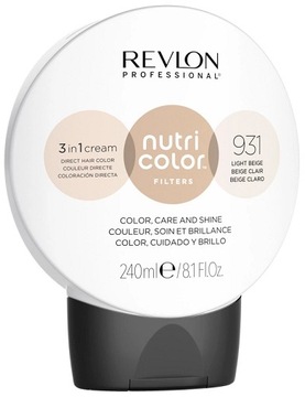 Красящая маска Revlon Nutri Color 240 мл — 931 Светло-бежевый