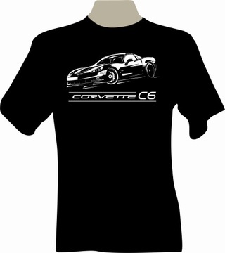 KOSZULKA T-shirt z nadrukiem chevrolet CORVETTE C6