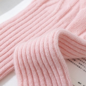 Перчатки с открытыми пальцами Однотонные трикотажные перчатки