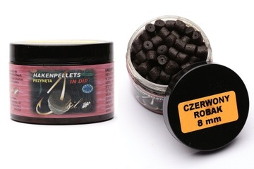 PELLET HACZYKOWY DIP - CZERWONY ROBAK 8mm/150g