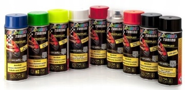 Резиновая аэрозольная фольга, матовый черный аэрозоль Sprayplast, 400 мл MOTIP