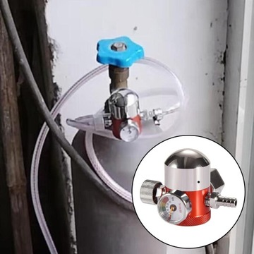 Быстроразъемный соединитель для газа аргона с расходомером и шланговым соединителем диаметром 8 мм.