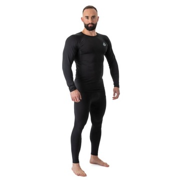 КОМПРЕССИОННАЯ ФУТБОЛКА RASHGUARD С ДЛИННЫМ РУКАВОМ MMA BLACKRSL XXL