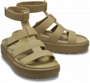 Dámske topánky Sandále Gladiator Crocs Brooklyn Gladiator 209557 Luxe 37-38