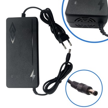 Адаптер питания 54,6 В 48 В 2 А 5,5 мм 13S литий-ионное велосипедное зарядное устройство ДЛЯ СКУТЕРА