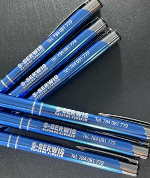 РЕКЛАМНЫЕ РУЧКИ С ГРАВИРОВКОЙ ЛОГОТИПА, 100 ШТ.