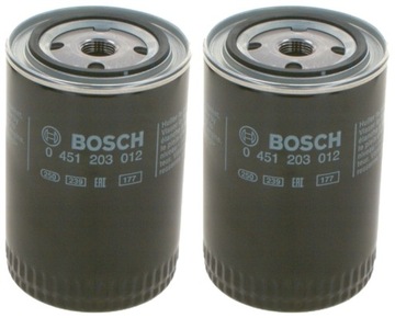 2× BOSCH 0 451 203 012 FILTR OLEJE