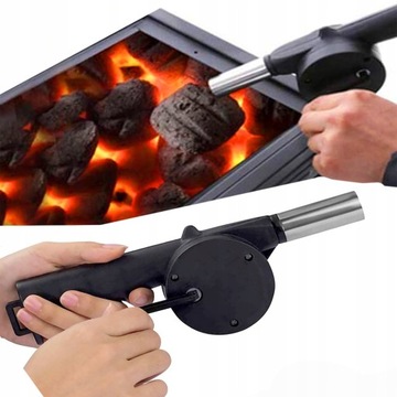 РУЧНАЯ ВОЗДУХОДУВКА ДЛЯ РАЗЖИГАНИЯ ОГНЯ ГРИЛЯ И КАМИНА 33