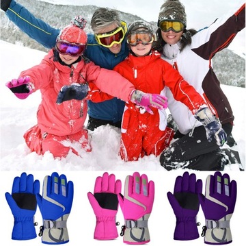 ДЕТСКИЕ ЗИМНИЕ ЛЫЖНЫЕ ПЕРЧАТКИ ДЛЯ СНЕГА, 4-7 ЛЕТ