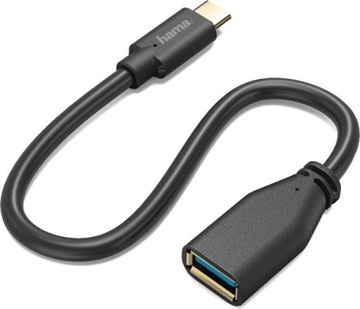 HAMA adapter OTG USB-A do USB-C 15cm