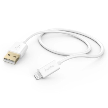 ŁADUJĄCY/DATA LIGHTNING 1,5 m BIAŁY