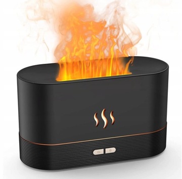 Mini Ultrasonic Humidifier Flame Aroma Diffuser