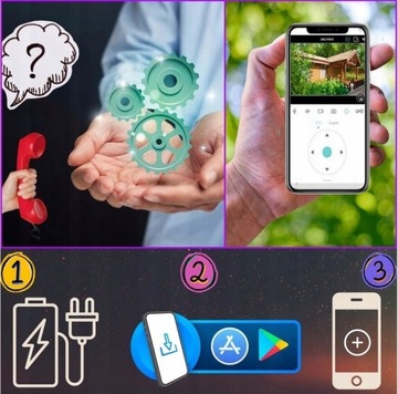 IP-камера WiFi SMART Уличная поворотная беспроводная сигнализация галогенная 5 МП