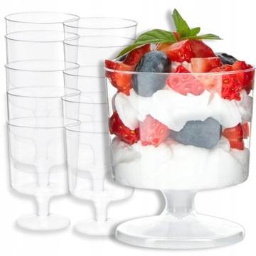 ПЛАСТИКОВЫЕ КОНТЕЙНЕРЫ ДЛЯ СОУСОВ, ДЕСЕРТОВ, ЗАКУСОК, ЧАШКИ ДЛЯ ЗАКУСОК, 10 шт.