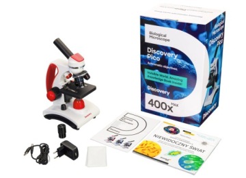 Микроскоп школьный детский оптический Discovery Pico Terra /40-400x