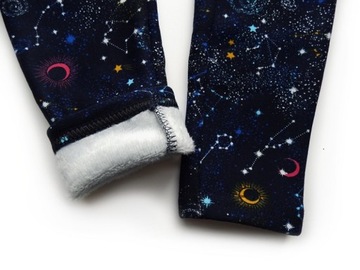 LEGGINSY OCIEPLANE FUTERKIEM KOSMOS 122/128