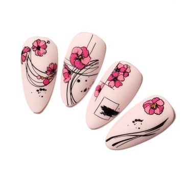 Штамп для украшения ногтей «ЦВЕТЫ»