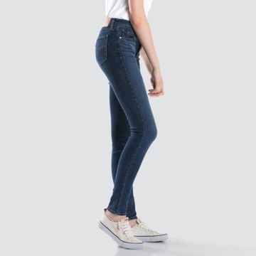 Levis Damskie dżinsy 711 Skinny LAPIS ASTRO INDIGO 18881-0293-25/28