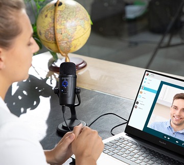 BOYA BY-PM500 MIKROFON POJEMNOŚCIOWY USB 2W1