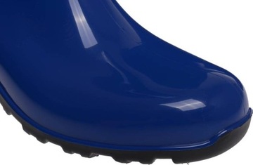 KALOSZE DAMSKIE WYSOKIE WODOSZCZELNE nieb/czar 36