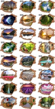 ЖИВОТНЫЕ Собаки Кошки Выбор 3D наклеек на стену