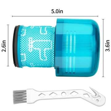 ВАКУУМНЫЙ ФИЛЬТР ДЛЯ ПЫЛЕСОСА DYSON V11 V15 Animal Absolute 3 шт. + ЩЕТКА