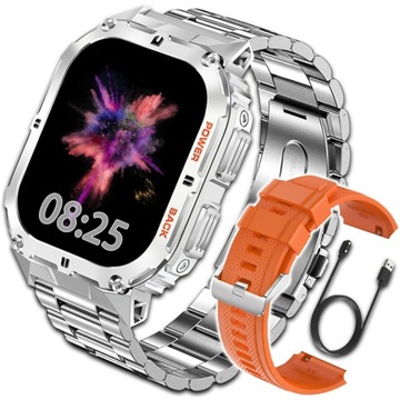 SMARTWATCH ZEGAREK MĘSKI MENU PL SPORT PULS ROZMOWY SMART WATCH WODOODPORNY