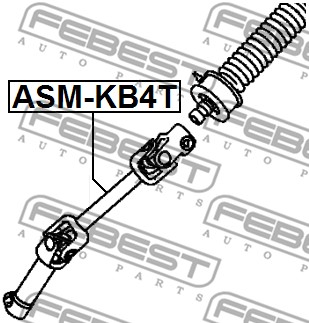SLOUPEC VOLANT FEBEST ASM-KB4T