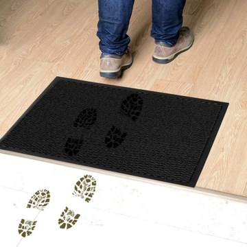 КОВРИК ДЛЯ ВХОДНОЙ ДВЕРИ, РЕЗИНОВЫЙ КОВрик ДЛЯ ОБУВИ, БОЛЬШОЙ ТОЛЩИНЫ 90Х150СМ
