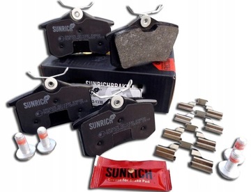 KLOCKI HAMULCOWE TYŁ Do Audi A3 A4 A6 Passat Megane Scenic Golf Leon + SMAR