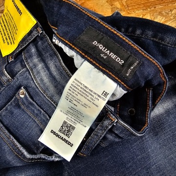 DSQUARED2 ブラック44 Dsquared Jeans 44 - Niska cena na Allegro