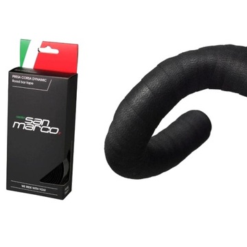 OWIJKA na kierownicę - SAN MARCO PRESA Corsa DYNAMIC czarna LIKWIDACJA