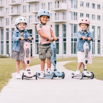 SCOOTANDRIDE Highwaykick1 Ash - Hulajnoga i Jeździk 2w1 dla dzieci 1-5 lat