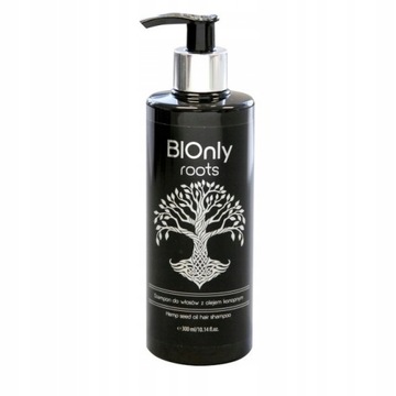 BIOnly Szampon do włosów z olejem konopnym ROOTS 300 ml naturalne składniki