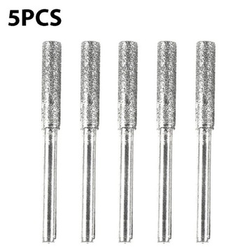 5 sztuk 4mm w stylu srebrnym y zadzior diamentowy pilnik
