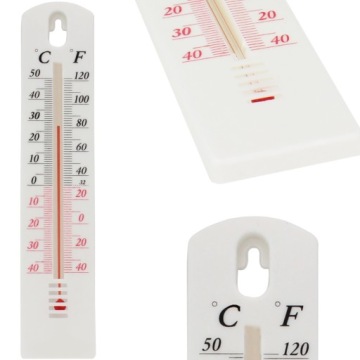 TERMOMETR ZEWNĘTRZNY WEWNĘTRZNY NA OKNO ŚCIANĘ OKIENNY WISZĄCY 20CM