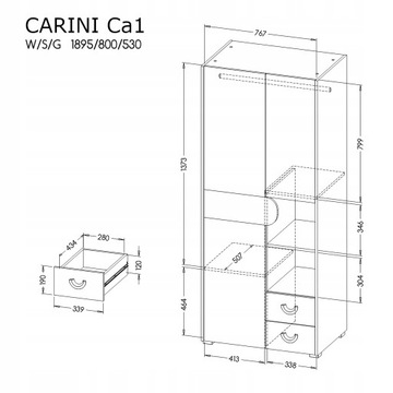 CARINI Dolmar CA1 гардероб
