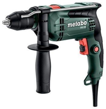 Wiertarka udarowa Metabo SBE 650 z chwytem Futuro Plus + walizka