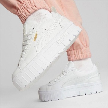 Buty damskie sportowe Puma Mayze SNEAKERSY NA PLATFORMIE SKÓRZANE 38420901