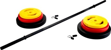 Zestaw Sztanga BODY-PUMP 20KG Obciążenie Regulowana Gryf Obciążenia Fitness