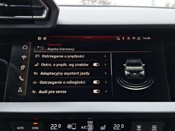 Audi A3 8Y Sportback Facelifting 1.5 35 TFSI 150KM 2025 Audi A3 Sportback 35 TFSI mHEV Advanced S tronic KameraSmartphoneInter.Key, zdjęcie 20