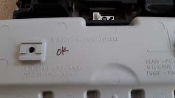 KIA OPTIMA IV JF 2015-19 LAMPA OSVĚTLENÍ KABINY